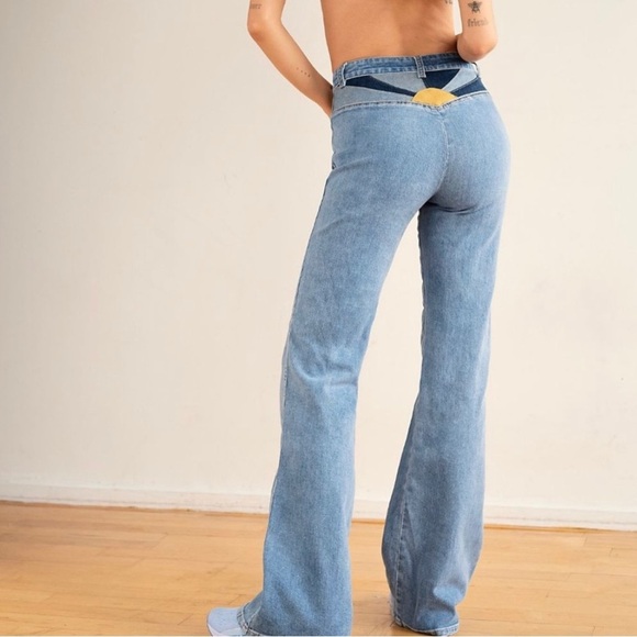 Free People Denim - Free People Seasons in the Sun Flare Jeans Sz 24